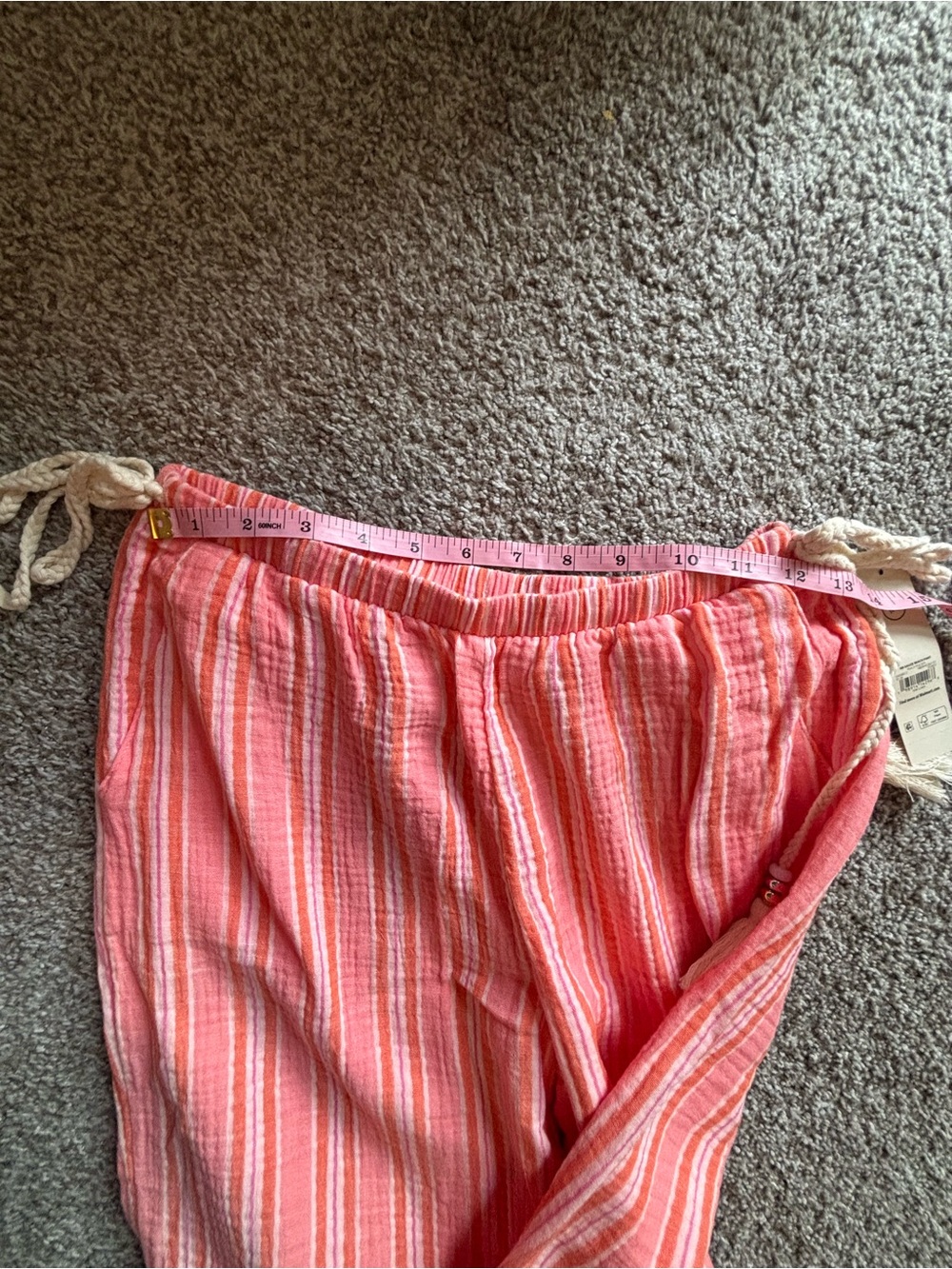 NWT Striped Cotton Pants - Picture 5 of 5